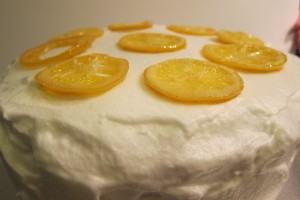 A bright and sunny cake bursting with lemon flavor!